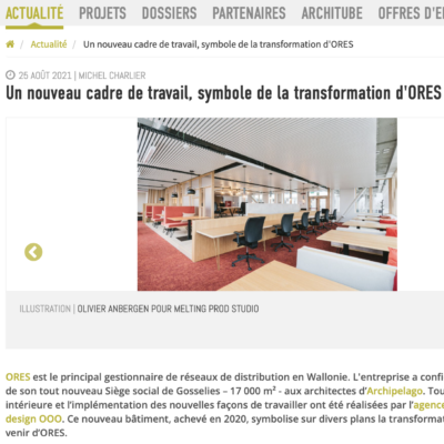 Article Ores headquarters OOO Architectura.be