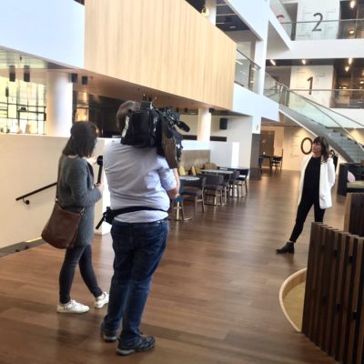 RTBF tv news 22.05.2021 OOO interviews back to the office